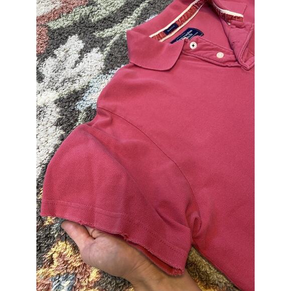 Abercrombie & Fitch Shirt Mens Size XL Muscle Fit Polo Tee Preppy Y2K Academia - Picture 5 of 8